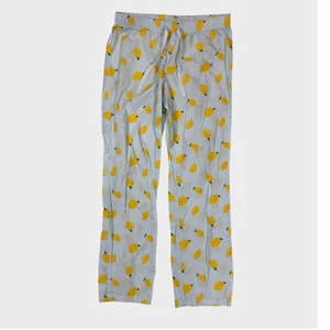 Old Navy Damen Pyjamahose klein Zitronenmuster Lounge Schlaf leicht  - Bild 1 von 7