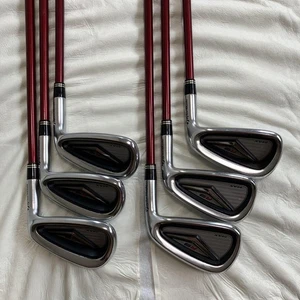 TaylorMade R9 MAX Iron Set 5-9+Pw Graphite Shaft Flex-R 6pcs Right-Handed Used - Picture 1 of 11