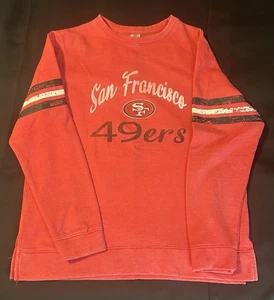 NFL San Francisco 49ers Woman’s Red Sweater Size Medium - Picture 1 of 7