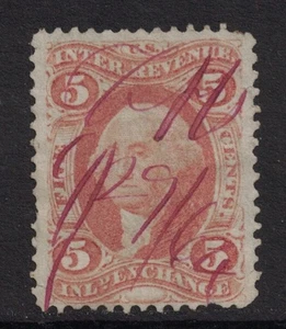 Scott R27c - gebraucht - 5c Inland Exchange - Erstausgabe, U.S. Internal Revenue - Bild 1 von 2