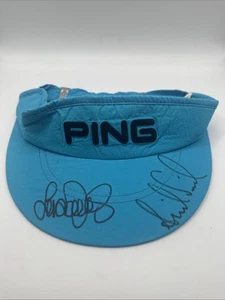Sombrero visera ping golf autografiado firmado por Annika Sorenstam y Laura Davies LPGA - Imagen 1 de 6