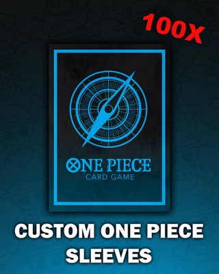 100x Premium Trading Card Sleeves One Piece TCG - Standard Fit 66x91mm - image 1 of 4