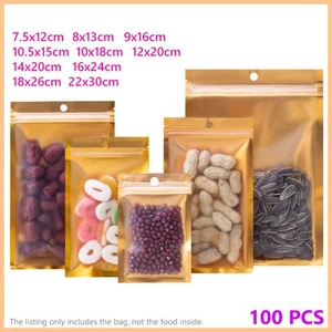 Druckverschlussbeutel ZIP-Beutel Matt Aluminium Folienbeutel Verschlussbeutel - Picture 1 of 8