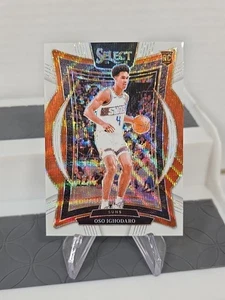2024-25 Panini Select Oso Ighodaro RC Concourse #75 White Orange Wave Prizm /99 - Bild 1 von 11