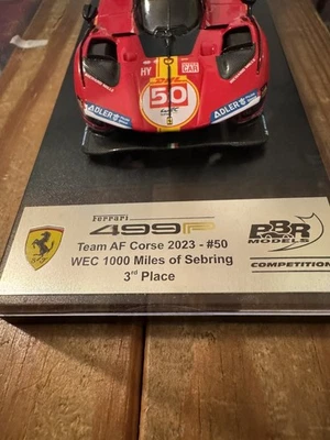 BBR Ferrari model 1/43 scale 499P Team AF Corse 2023 #50 Brand New CS003 - Image 1 of 4