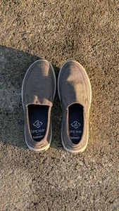 Sin cordones gris Sperry para hombre talla 8W STS25092 - Imagen 1 de 5