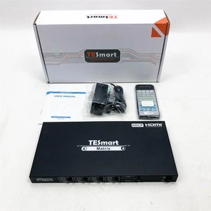 TESmart 4x4 HDMI Matrix Switch 4K bei 30Hz UHD | 4 in 4 Out HDMI Matrix - Bild 1 von 6