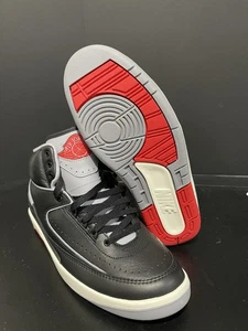 Nike Air Jordan 2 Retro Black Cement Men Size 8.5 DR8884-001 NWOB - Picture 1 of 6
