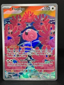 Pokémon Card TCG Flamigo 227/193 Holo Illustration Rare Paldea Evolved Art34 - Picture 1 of 2