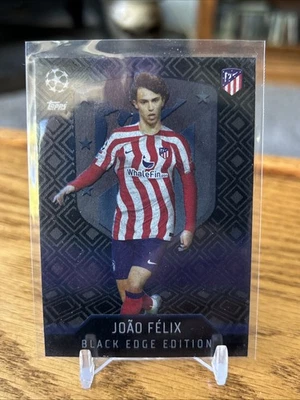 João Félix Topps Black Edge Soccer Football Card - UEFA UCL Card Atlético Madrid - Image 1 of 4