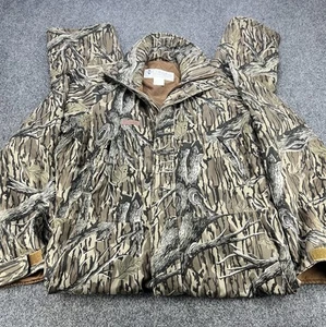 Vintage Columbia Coveralls Mens Medium Mossy Oak Treestand Camo Hunting Jumpsuit - Picture 1 of 12