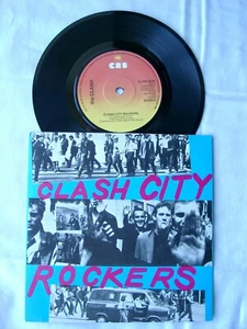 THE CLASH - Clash City Rockers 7" S CBS 5834 - 1978 UK - 1st Issue - angled Cut - Picture 1 of 2