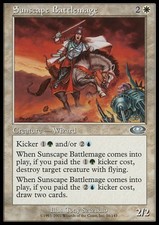 MTG 1x Sunscape Battlemage-Planeshift * FOIL * NM