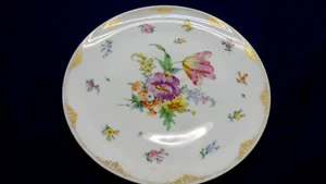 Dresden for S & G Gump - Antique 13" Floral Serving Platter RARE - Picture 1 of 4