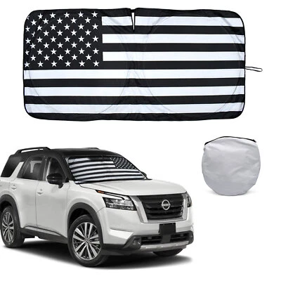 Parabrisas Parasol Parasol Parasol Parabrisas Coche Bandera Para Nissan Frontier Grande Bloque UV Foto 1 de 4