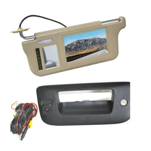 Sun Visor Rear view Monitor & Reverse Camera for Chevrolet Silverado GMC Sierra - Picture 1 of 8