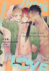 Tres hermanos y el amor de los mayores Presentado por Kouki Yaoi Japón - Envío gratuito - Imagen 1 de 2