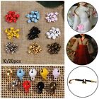 1/6 Doll Clothes Copper Round Bells DIY Crafts Mini Bell Jewelry Accessories
