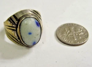 1800s antique Islamic Nomads tribal ring 7 size central Asia religious 48198 - Picture 1 of 7
