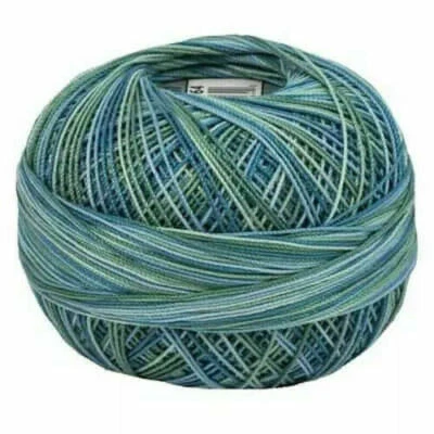 Lizbeth Egyptian Cotton Crochet Thread Size 10 Color 164 Blue River Glades