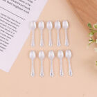10PCS/set Vintage Mini Cutlery Spoon Dollhouse Miniatures Tableware -i-