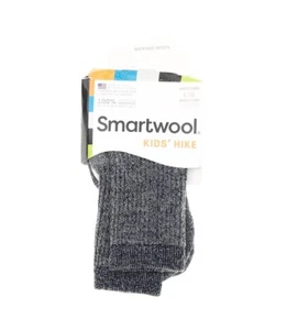 Smartwool L120545 Kids Deep Navy Wool Blend Hike Medium Crew Socks Size L/5-7.5 - Picture 1 of 3