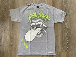 Acrylick T Shirt The Taste Makers Gray VTG Hip Hop Graphic Tee Men Sz Medium M - Picture 1 of 8