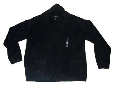 Roundtree & Yorke $89 Mens Navy Blue Button Down Collared Sweater sz. XL New - Image 1 of 4