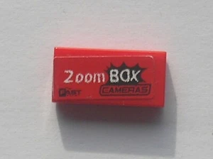 LEGO Red Tile 1x2 Zoom BOX CAMERAS FAST Ref 3069bpb0167 Set 8198 Ramp Crash - Picture 1 of 1