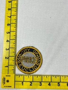 City Of Euclid Police Department Ohio Vintage Patch - Picture 1 of 1