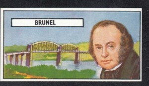 Vintage 1966 Trade Card of ISAMBARD KINGDOM BRUNEL