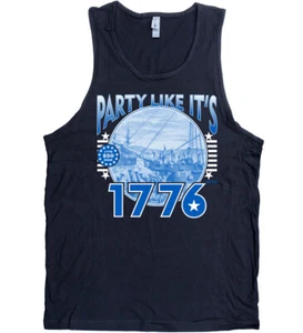 Party Like It's 1776 - 2026 USA's 250th Birthday Boston Tea Party Men's Tank Top - Picture 1 of 1