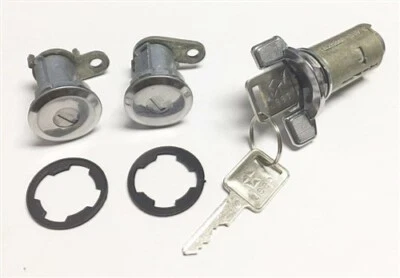 New Ignition & Door Locks & Keys Fits 1987 - 1990 Jeep Wrangler YJ X Cherokee - Image 1 of 2