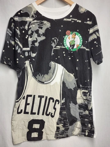 NBA Boston Celtics Kemba Walker Faces of The NBA T Shirt Medium Cover