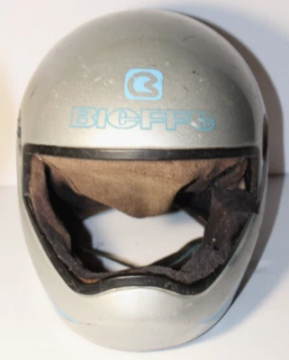Casco de carreras Bieffe vintage de los años 80 talla grande casco de motocicleta de carreras de arrastre Foto 1 de 4