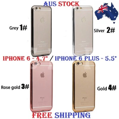 Ultra Thin TPU Soft Gel Case Cover Iphone 6 / Iphone 6 Plus / Iphone 7 / 7 Plus - Image 1 of 2