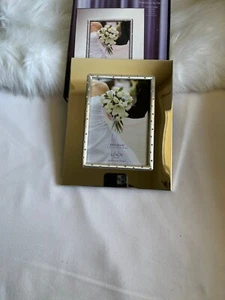 Lenox Devotion 5" x 7" cornice placca argento con scatola. - Foto 1 di 10