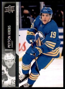 2021-22 UD Extended Series Base French #522 Peyton Krebs - Buffalo Sabres
