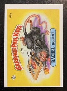 1985 Garbage Pail Kids 2nd Series 2 Rachel Rodent 66b RARE TESSIE BACK CARD! TWT