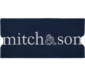 Mitch and Son Towel Navy - Picture 1 of 4