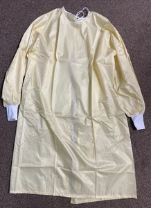 Wiederverwendbares Isolation SD Kleid XL gelb 100% Polyester Level 2 - 12 Stück/Pack - Bild 1 von 7