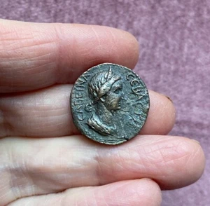 ROMANO. SABINA (ESPOSA DE HADRIAN). MONEDA DE BRONCE DE MACEDONIA, ANFÍPOLIS. - Imagen 1 de 3