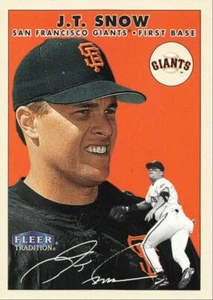 2000 Fleer Tradition J.T. Snow San Francisco Giants #315 - Picture 1 of 2