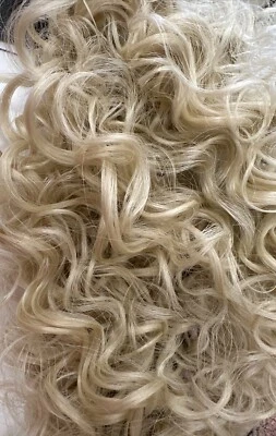 "Peluca delantera exterior encaje kasilda rubia nueva rizada 20"" color 613" Foto 1 de 4