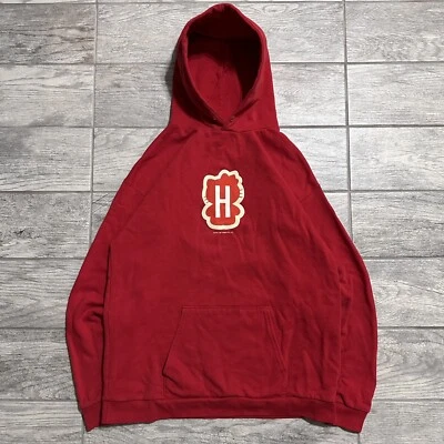 Vintage 90s 1997 Sanrio Hello Kitty Hip Hop Red Hoodie Boxy RARE Size L - Image 1 of 4