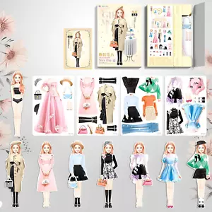Magnetic Dress up Paper Dolls for Girls Ages 4-7,Pretty Princess Game Paper Doll - Picture 1 of 19