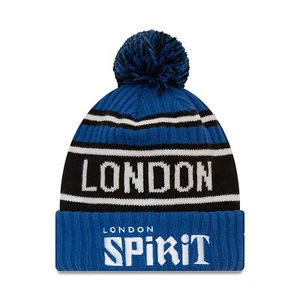 New Era Cap The Hundred Cricket Team London Spirit Winter Bobble Beanie Hat - Picture 1 of 3