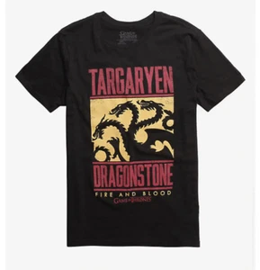 Game Of Thrones HOUSE TARGARYEN DRAGONSTONE T-Shirt NWT Licensed New Design! - Picture 1 of 1
