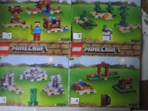 Lego Creator Istruzioni di Costruzione Instruction Minecraft 21135 Parte 1-5 part 1 thru 5  - Foto 1 di 2
