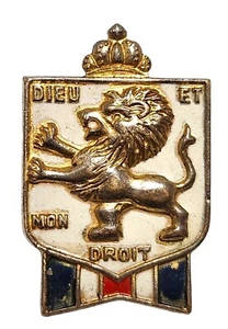 Vintage WWII British War Relief Society Screw Back Lapel Pin (1845-4) - Picture 1 of 5